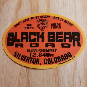 Black Bear Roan Silverton Colorado sticker