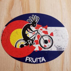 Fruita Kokopelli Colorado Flag Sticker