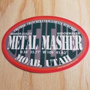 Metal Masher Utah sticker