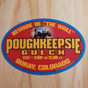 Poughkeepsie Gulch Ouray sticker