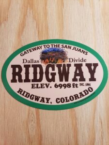 Ridgway Sticker