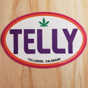 Telly Cannabis sticker