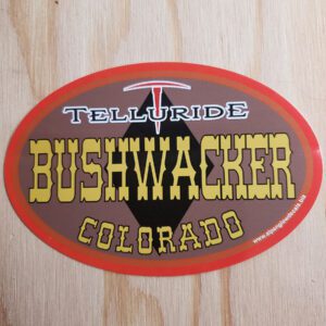 Bushwacker Telluride ski sticker