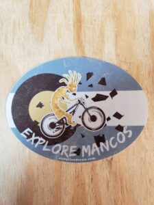 Sandstone Colorado flag Mancos Mountain Bike