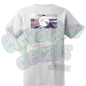Elevation Decals Shirt White Back