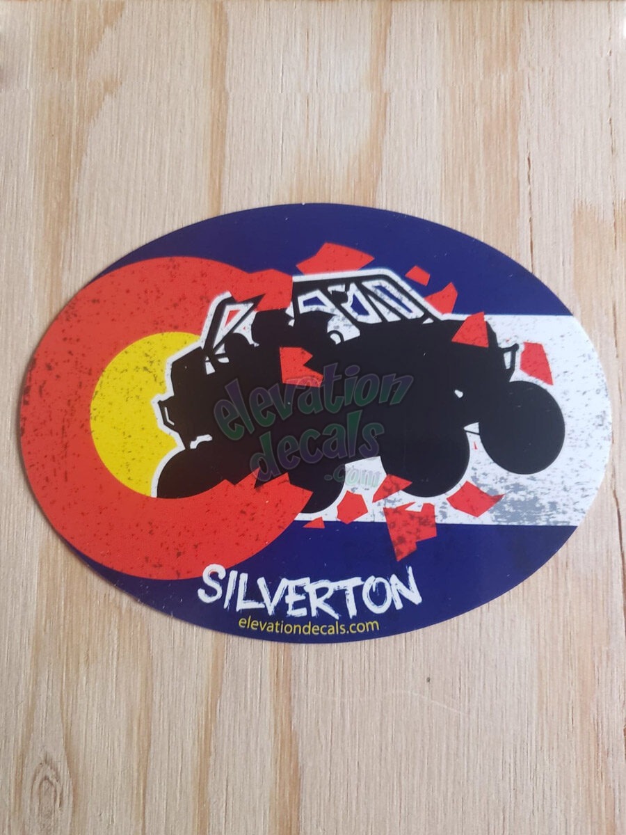 Silverton Side by Side Colorado Flag Silverton side by side Colorado Flag