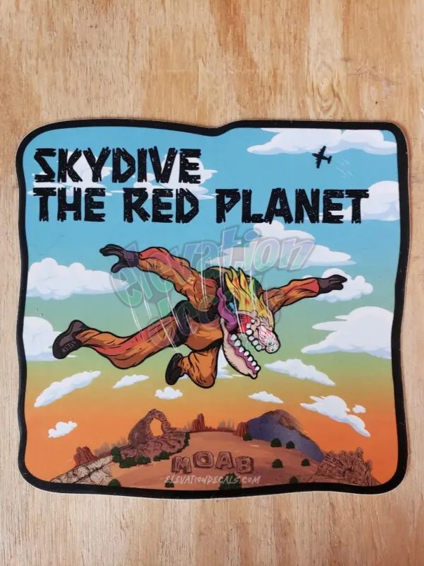 A.J. The Adrenaline Junkie Skydives Moab Utah