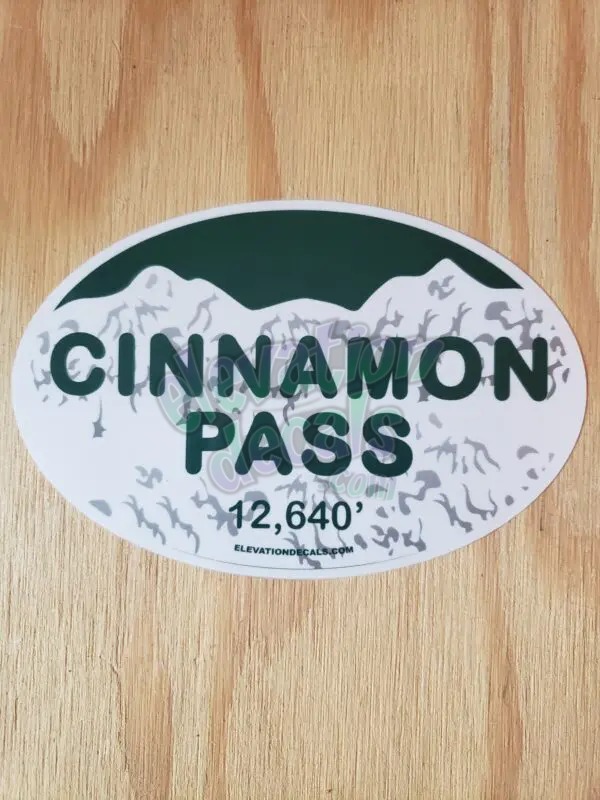 CINNAMON PASS COLORADO PLATE