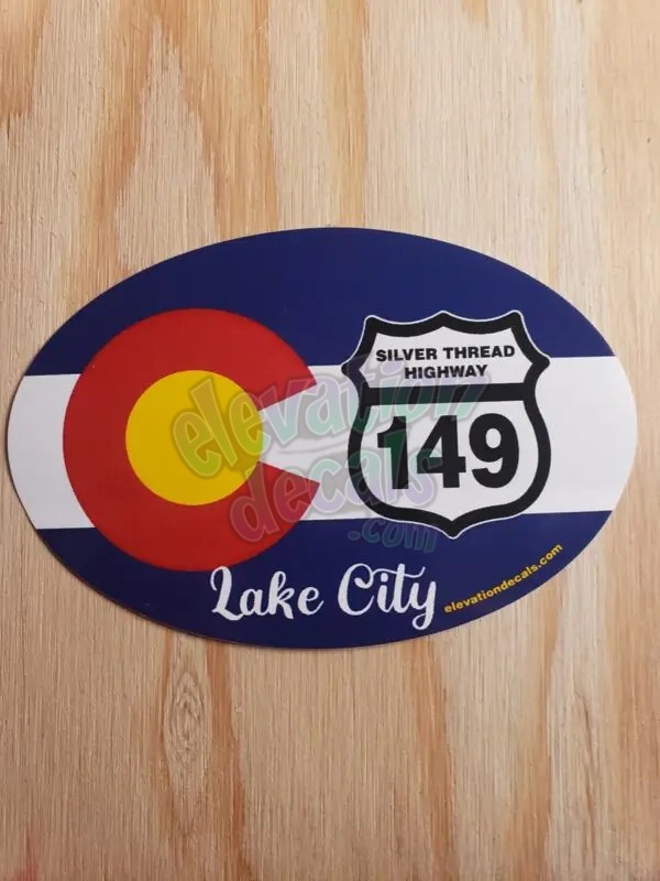 Lake City Colorado Flag HWY 149