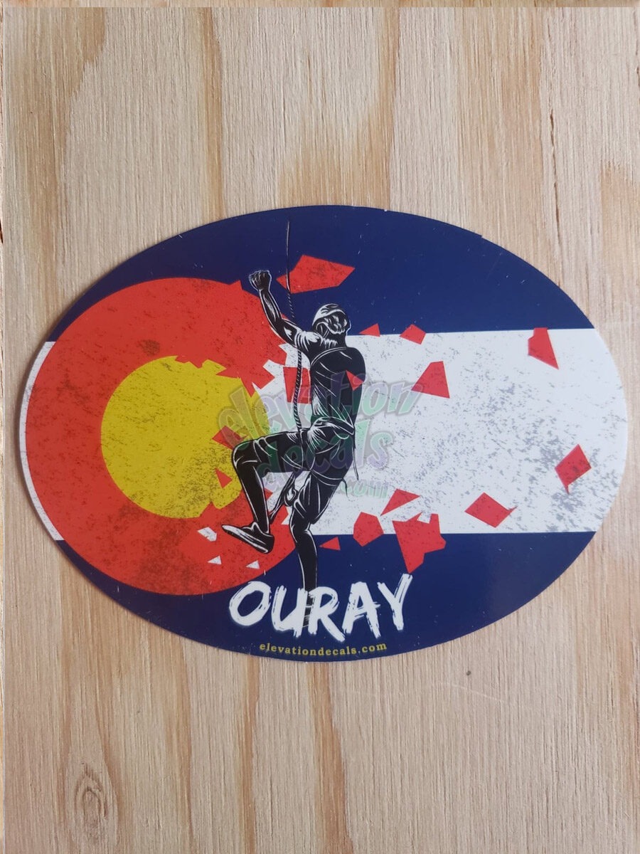Ouray Mixed Climbing Ouray Rock Climbing Colorado Flag