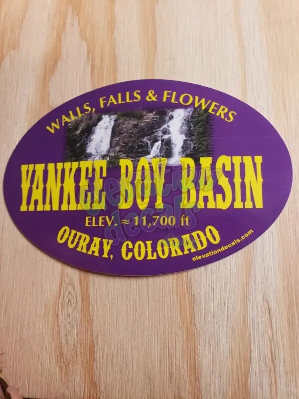 Yankee Boy Basin Ouray sticker